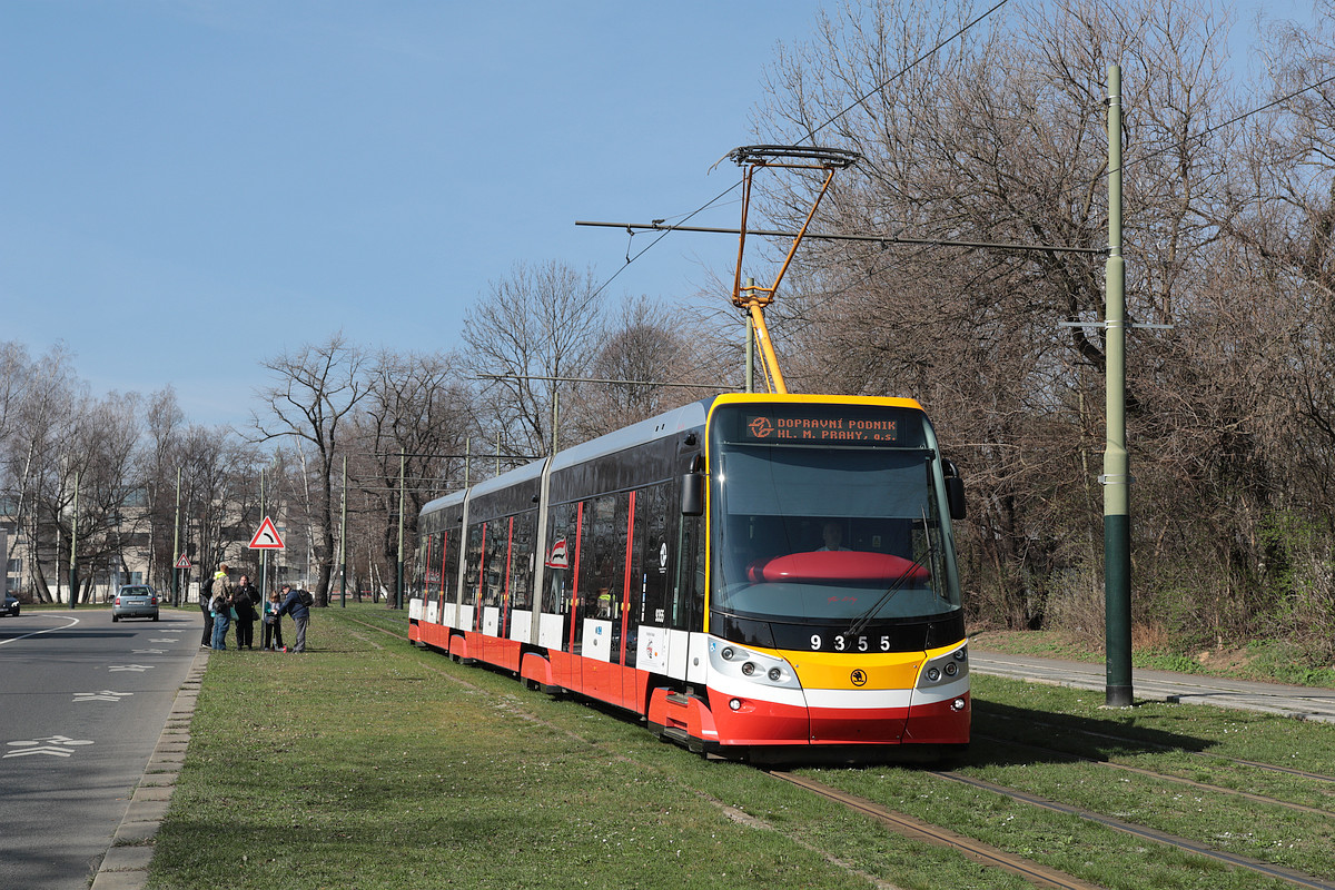 Прага, Škoda 15T4 ForCity Alfa Praha № 9355; Прага — Торжественное открытие ретро-маршрута 23