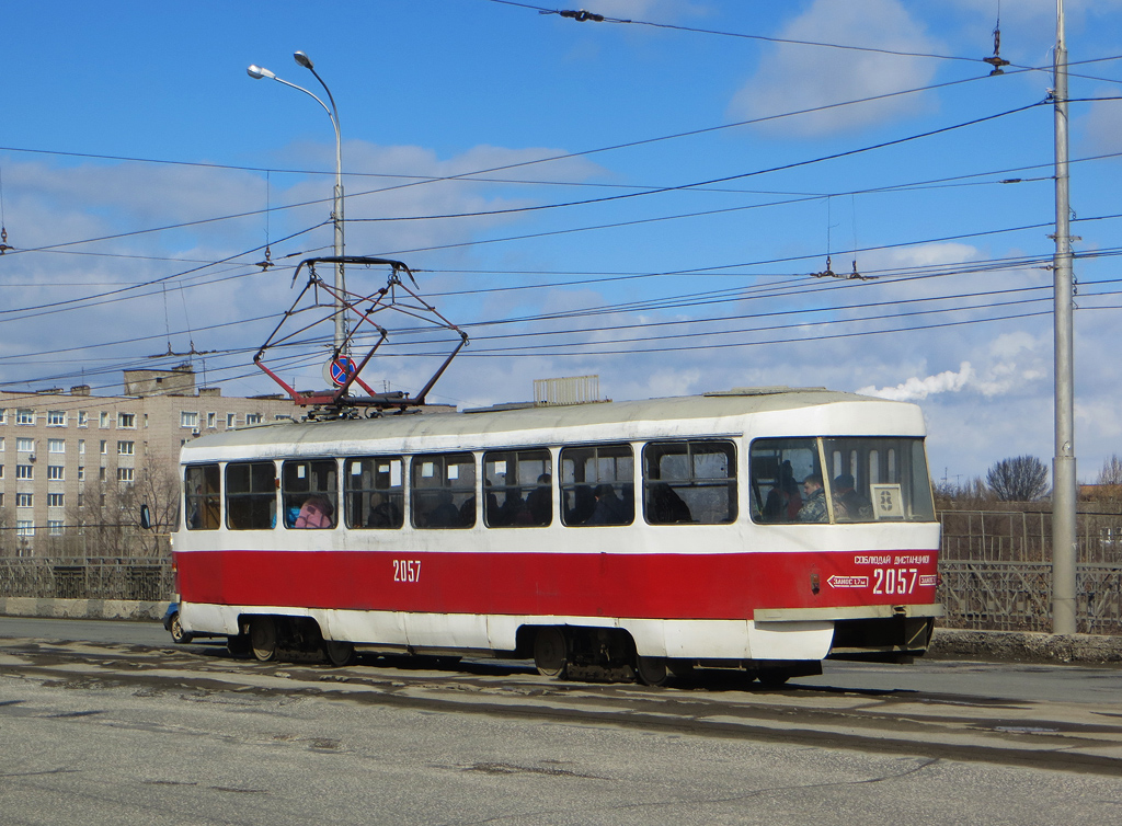 Самара, Tatra T3SU (двухдверная) № 2057