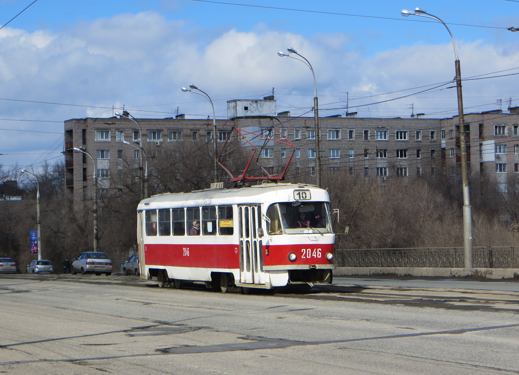 Самара, Tatra T3SU (двухдверная) № 2046
