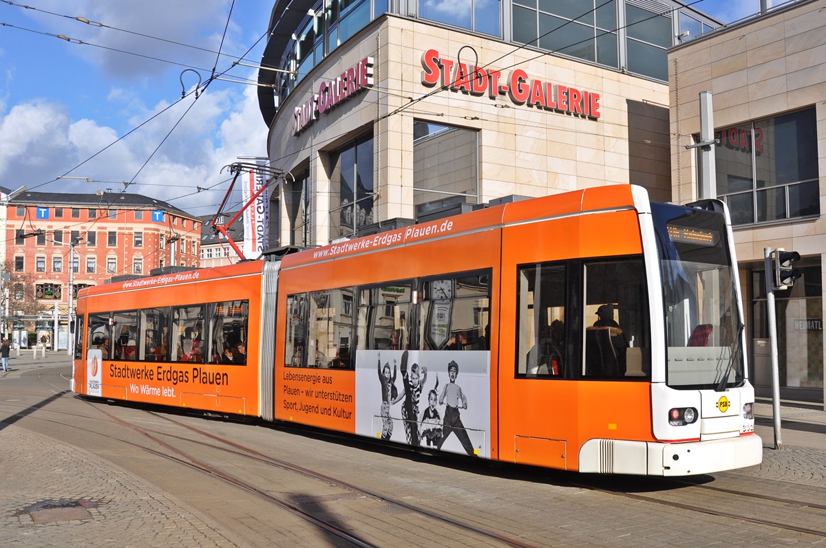 Плауэн, Bombardier NGT6 PSB № 302