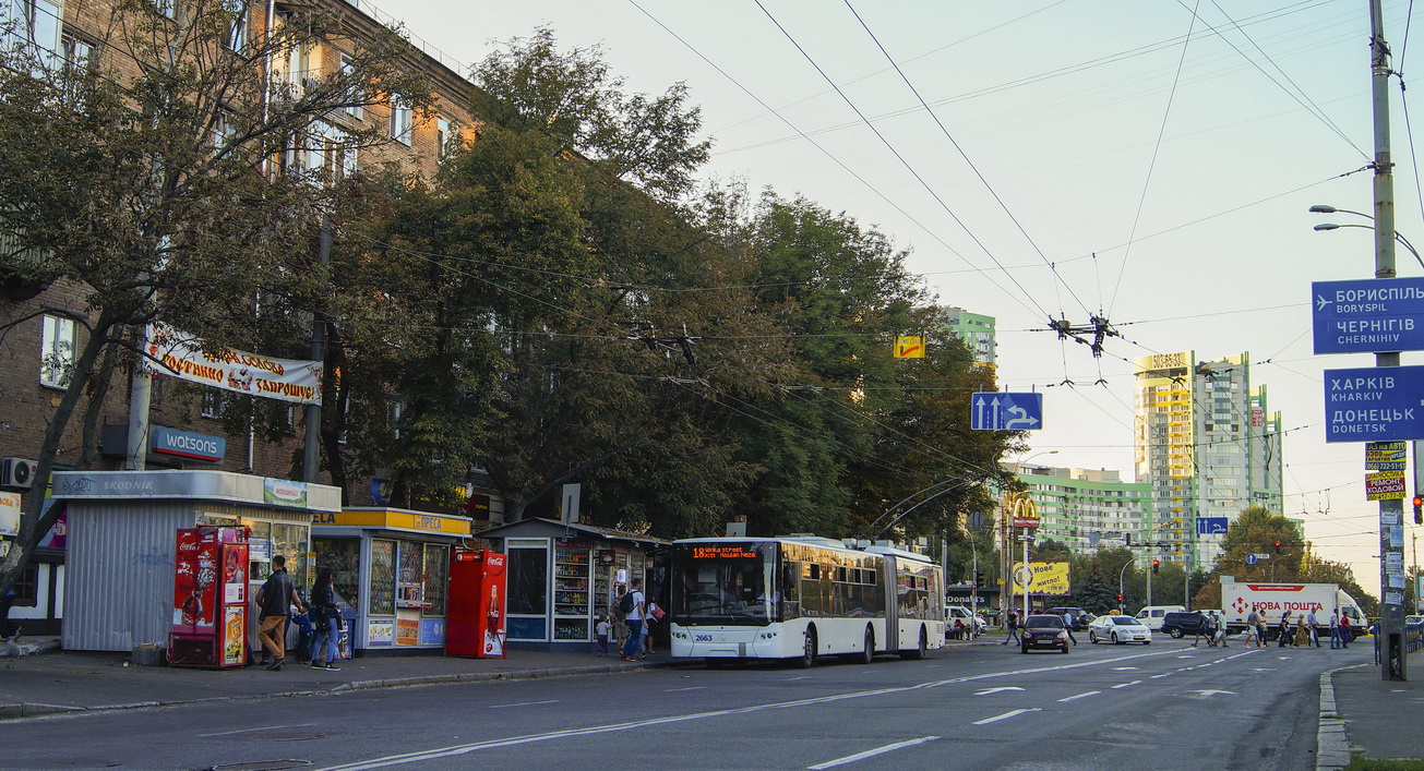 Киев, ЛАЗ E301D1 № 2663