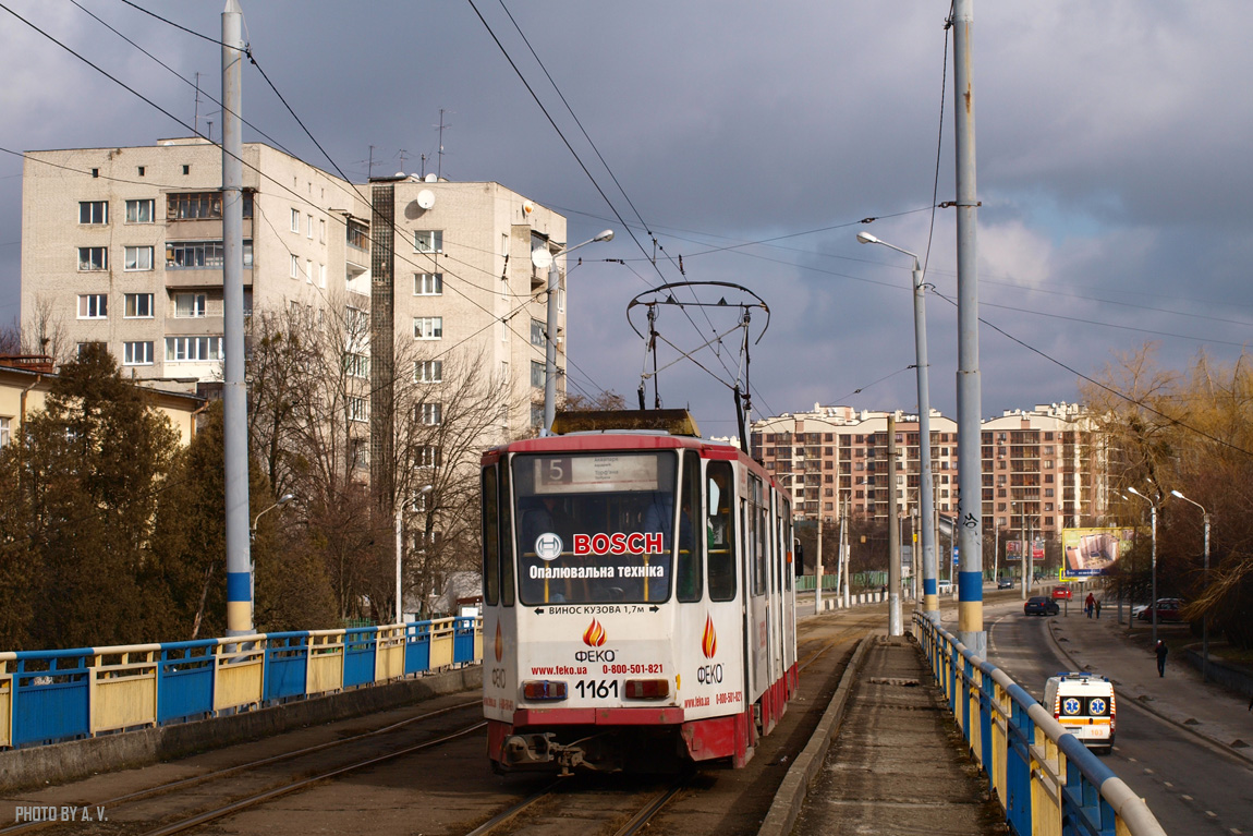 Львов, Tatra KT4D № 1161