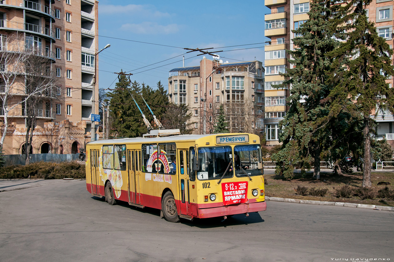 Кременчуг, ЗиУ-682Г-016 (012) № 102