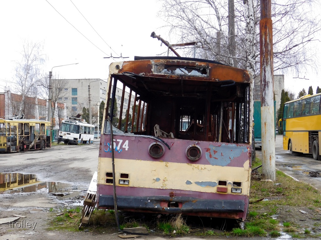 Львов, Škoda 14Tr11/6 № 574