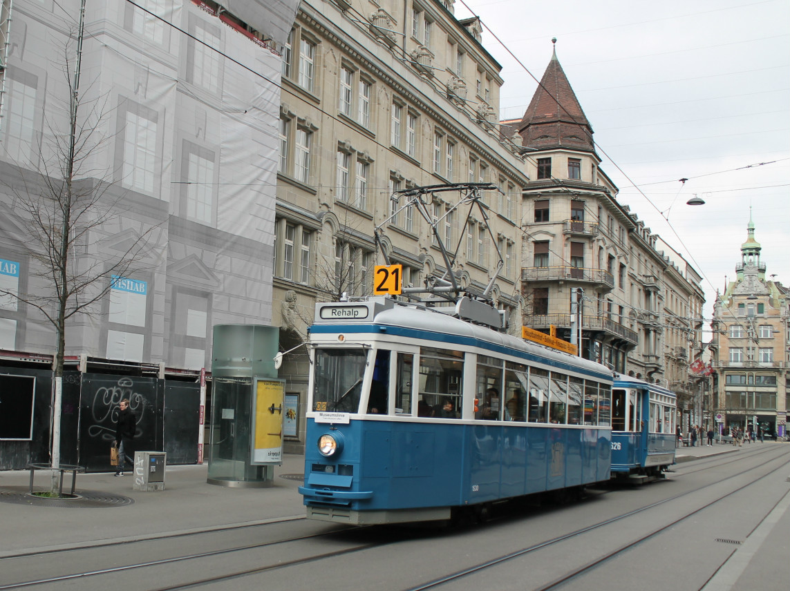 Цюрих, SWS/BBC Ce 4/4 "Pedaler" № 1530