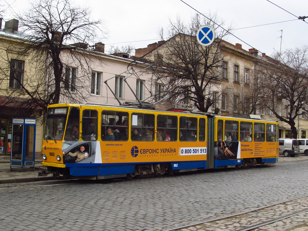 Львов, Tatra KT4SU № 1052