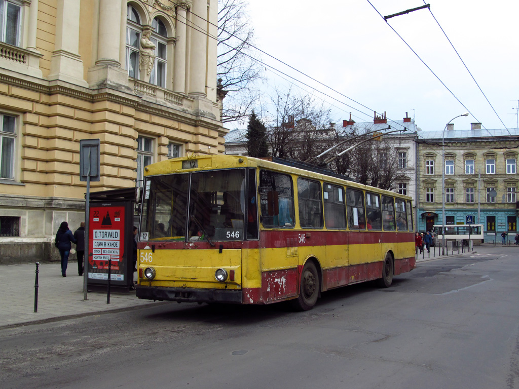Львов, Škoda 14Tr89/6 № 546