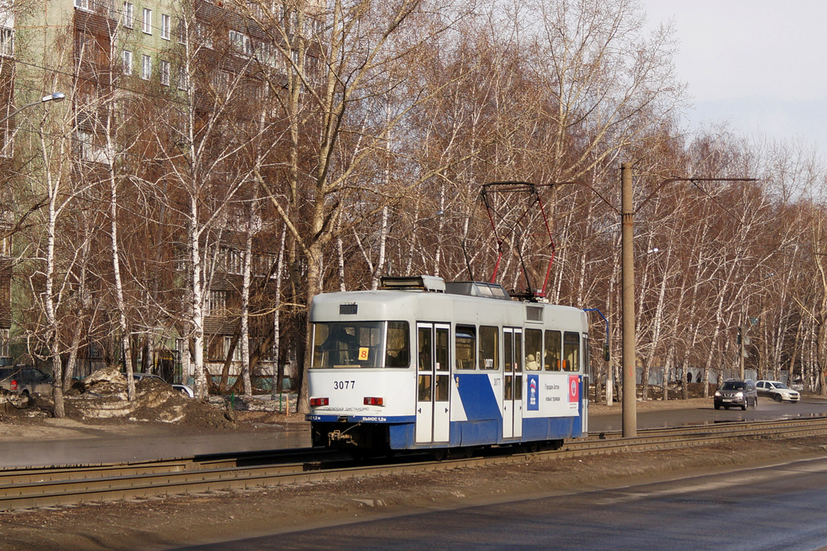 Барнаул, Tatra B3DM КВР Барнаул № 3077