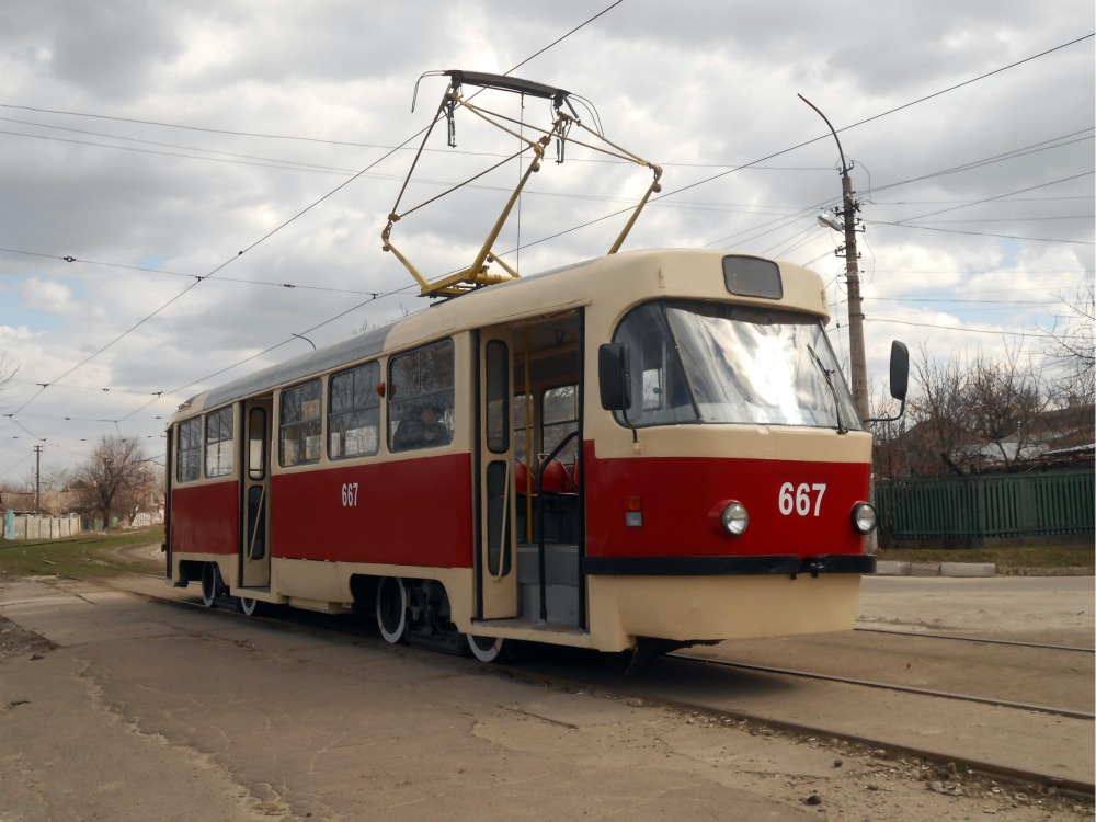 Каменское, Tatra T3SU № 667
