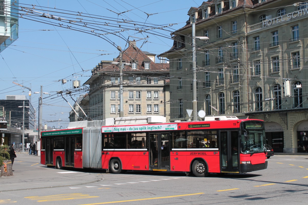 Берн, Hess SwissTrolley 2 (BGT-N1) № 19