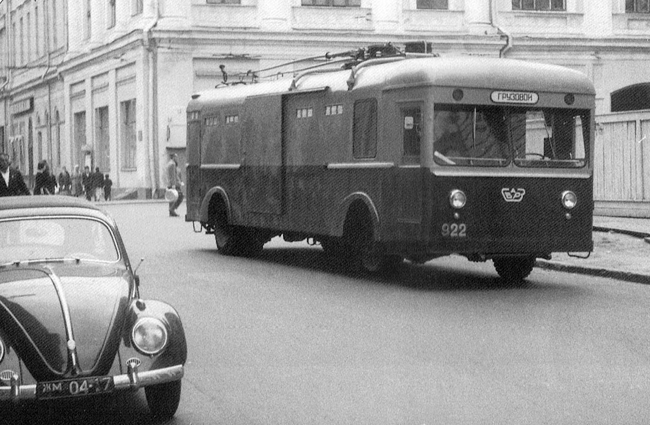 Moscova, TG-1 Nr. 922; Moscova — Historical photos — Tramway and Trolleybus (1946-1991)