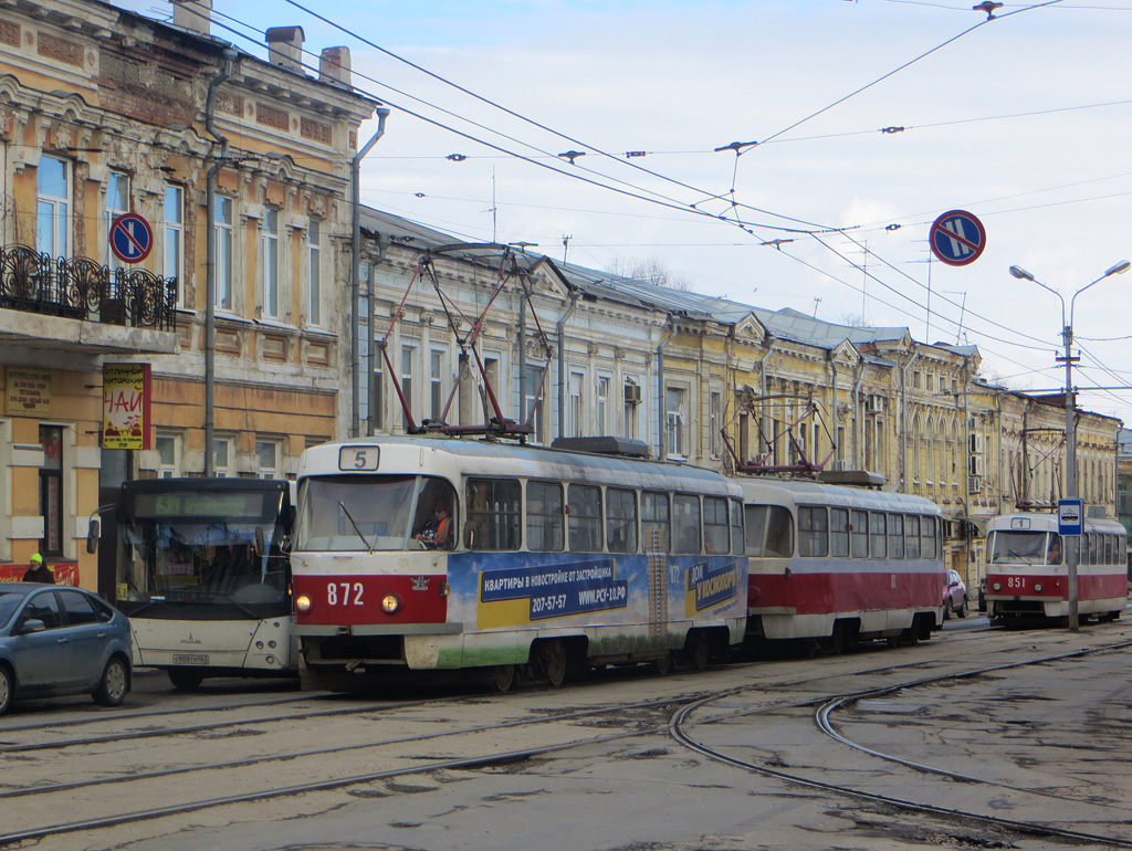 Самара, Tatra T3E № 872