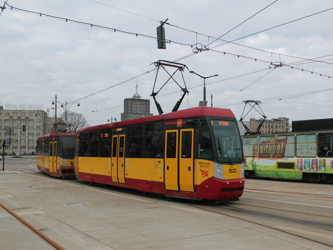 Лодзь, Konstal/MPK 805N-M14 № 1822
