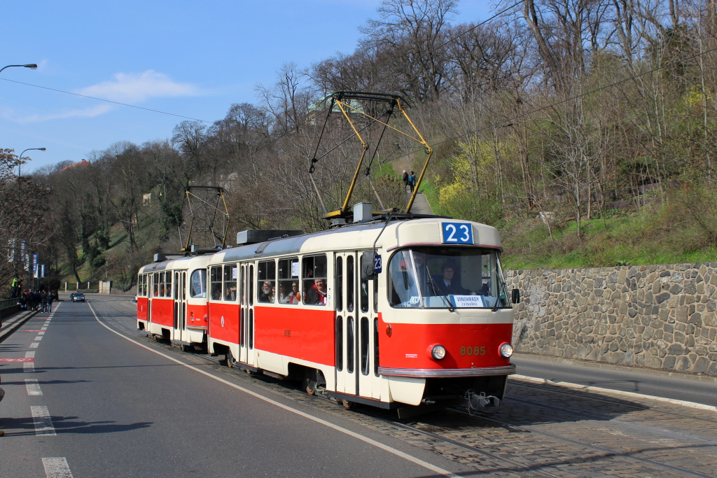 Prague, Tatra T3M N°. 8085; Prague — Grand opening Route 23 operation