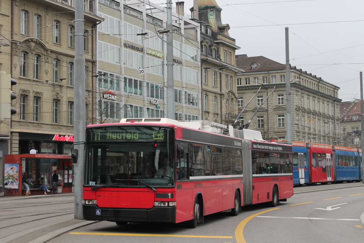 Берн, Hess SwissTrolley 2 (BGT-N1) № 1