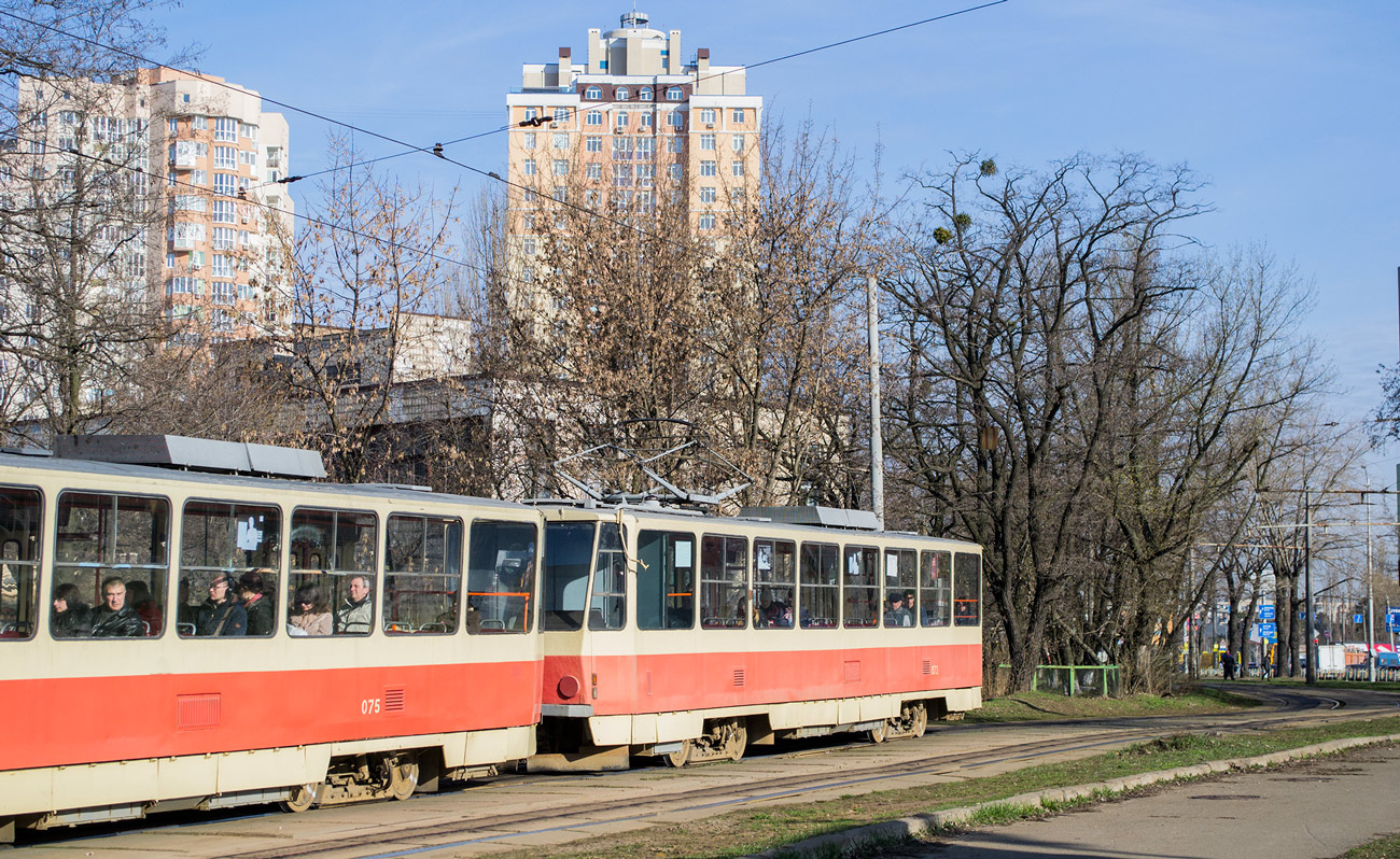 Киев, Tatra T6B5SU № 073