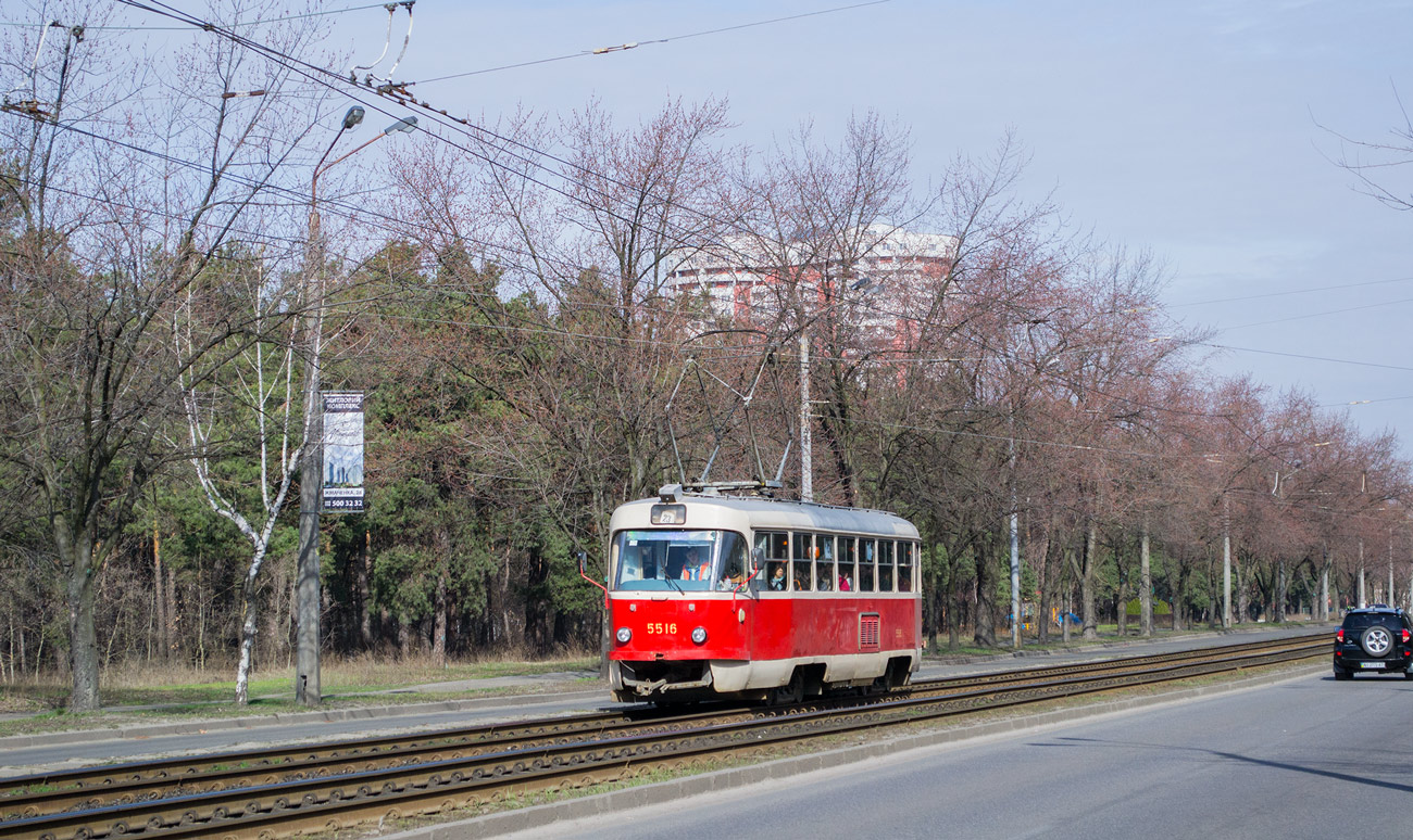 Киев, Tatra T3SU № 5516
