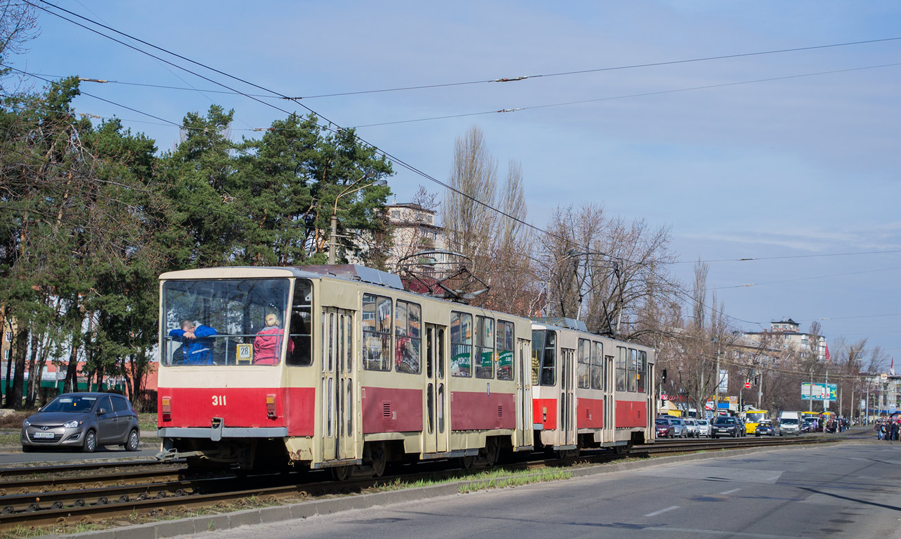 Киев, Tatra T6B5SU № 311