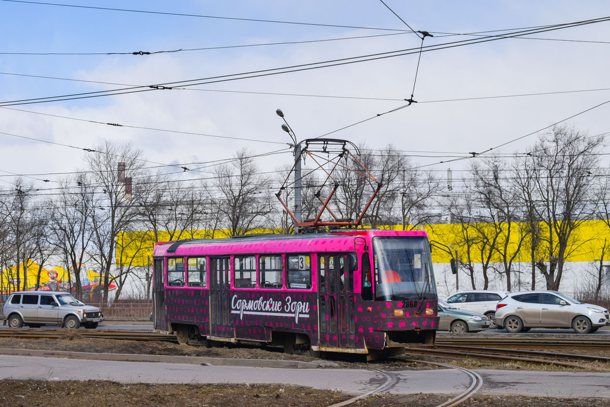Nizhny Novgorod, Tatra T3SU GOH TRZ # 2668