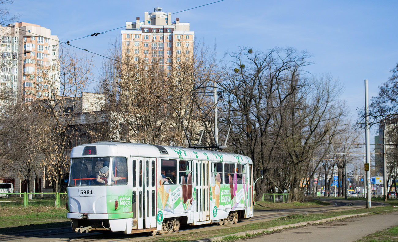 Киев, Tatra T3P № 5981