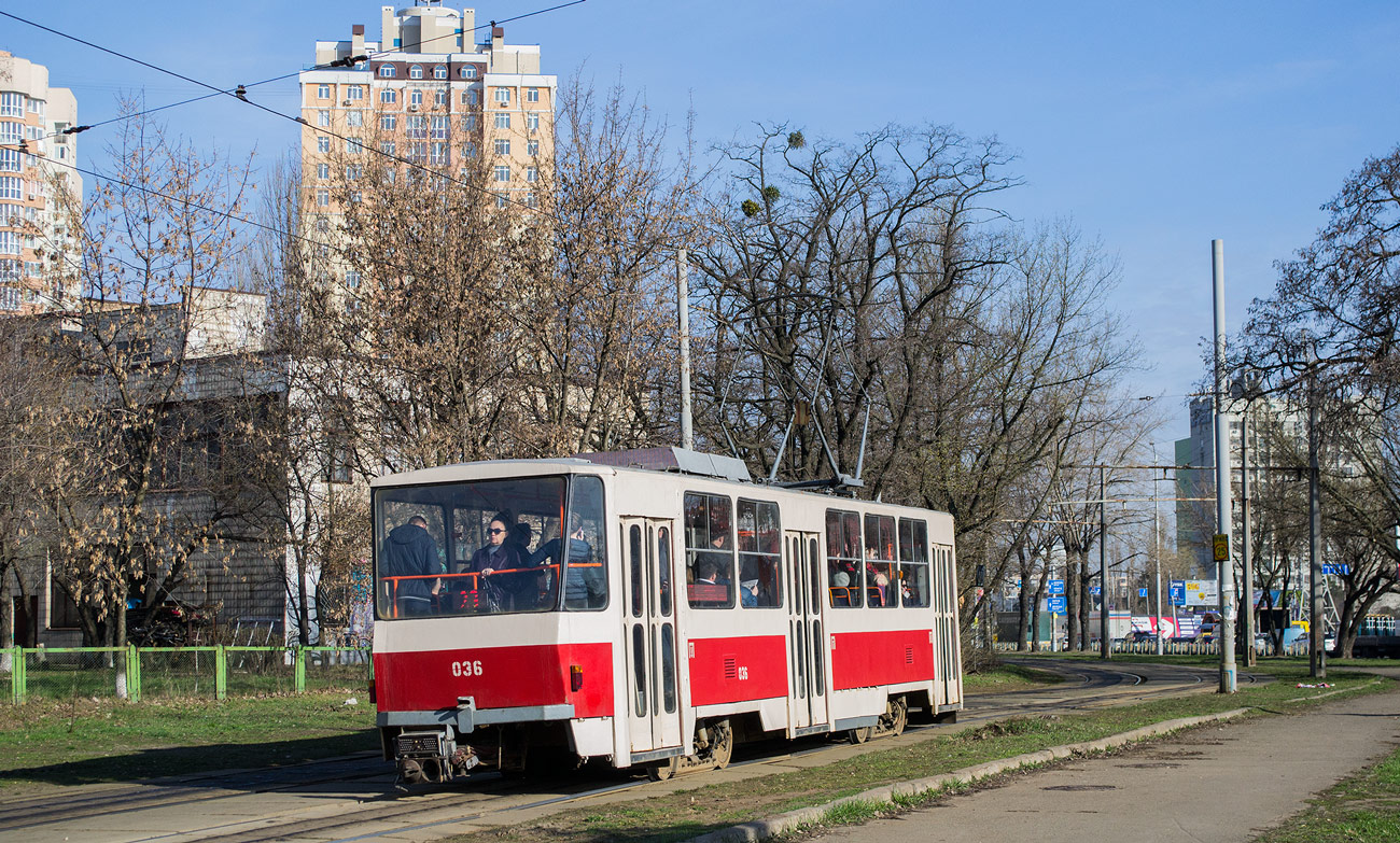 Киев, Tatra T6B5SU № 036