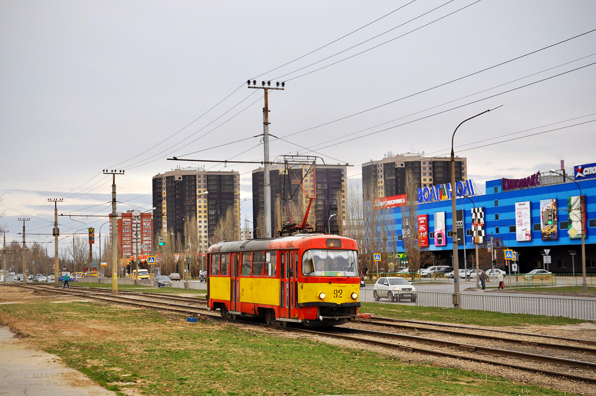 Волжский, Tatra T3SU № 92