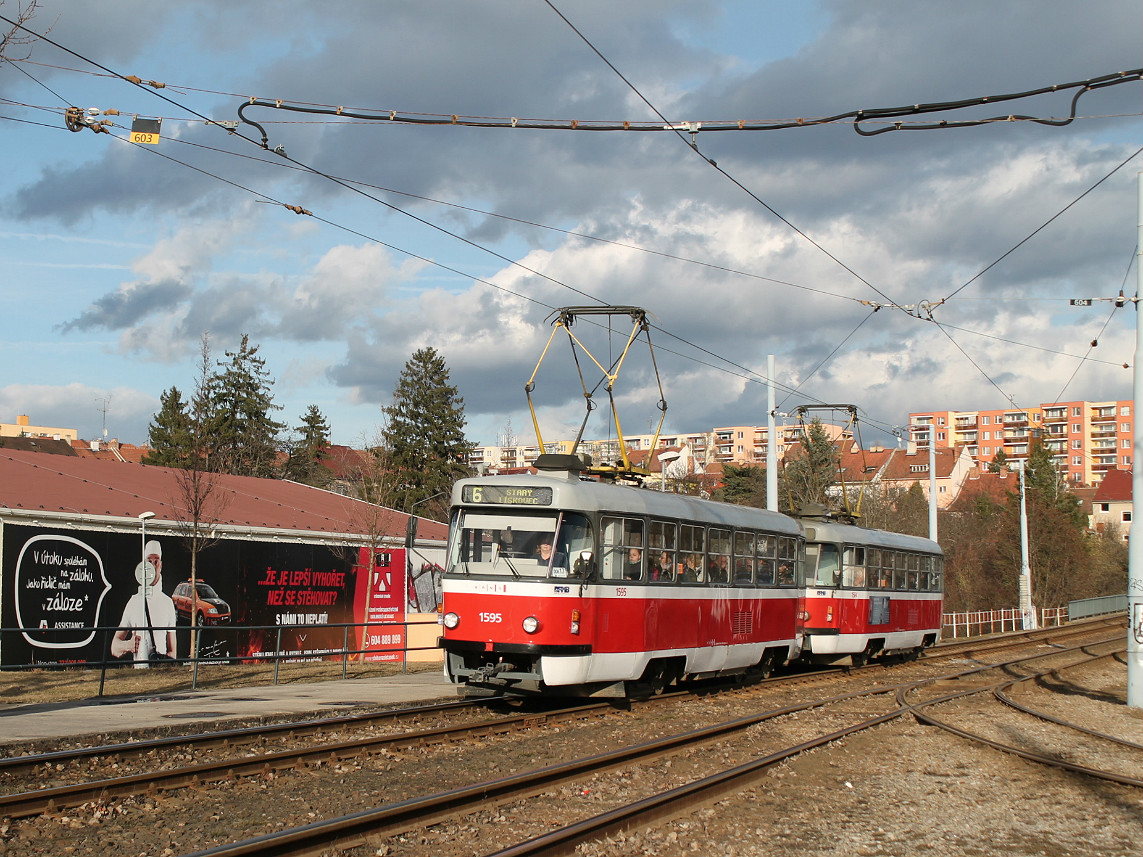 Брно, Tatra T3P № 1595