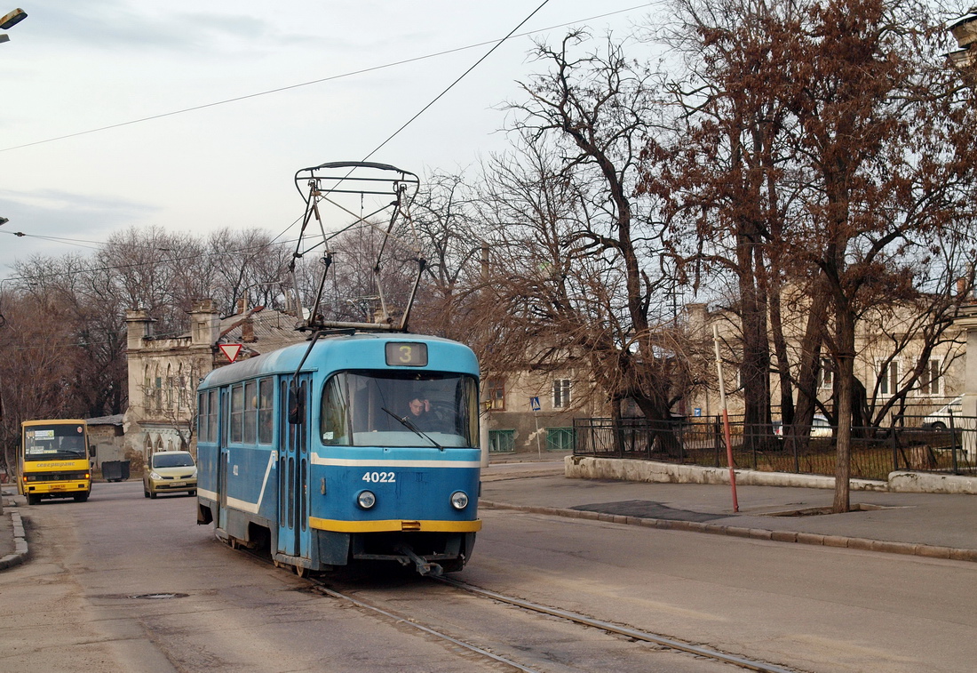 Одесса, Tatra T3R.P № 4022