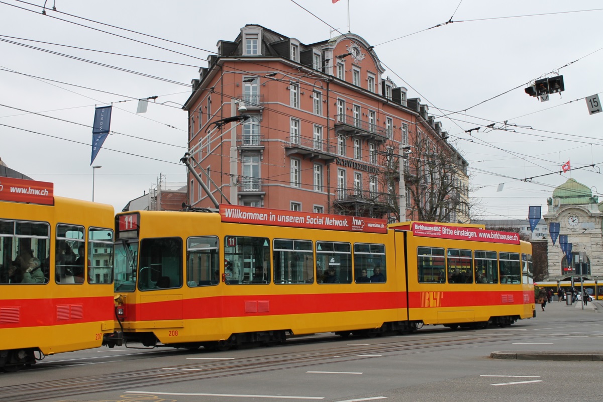 Базель, Schindler/Siemens Be 4/6 № 208