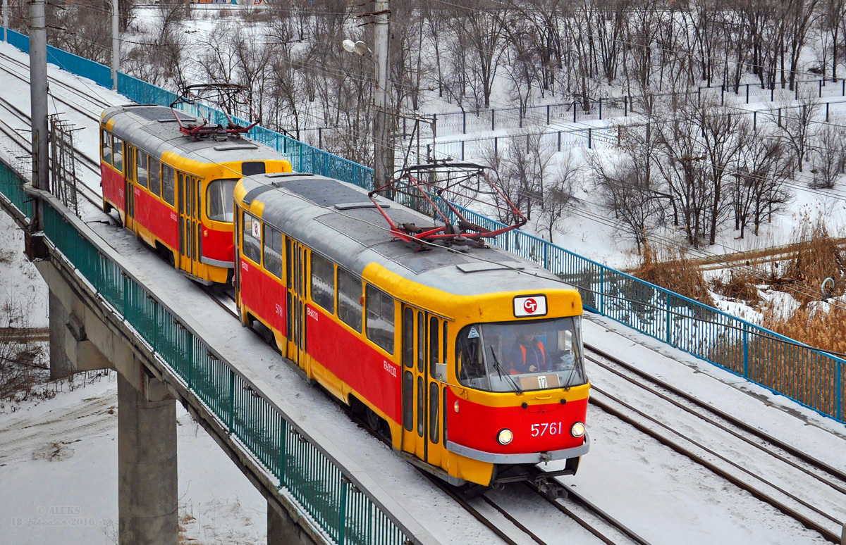Волгоград, Tatra T3SU № 5761