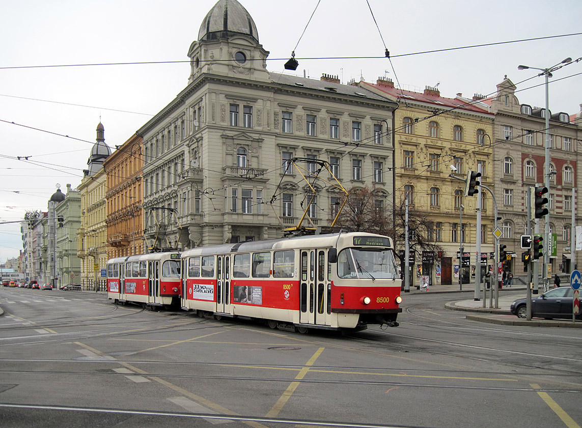 Прага, Tatra T3R.P № 8500