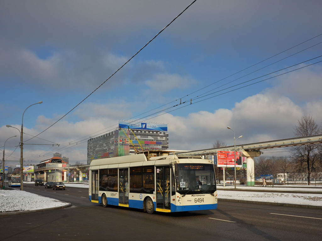 Москва, Тролза-5265.00 «Мегаполис» № 6494 Москва, Тролза-5265.00 «Мегаполис» № 6494