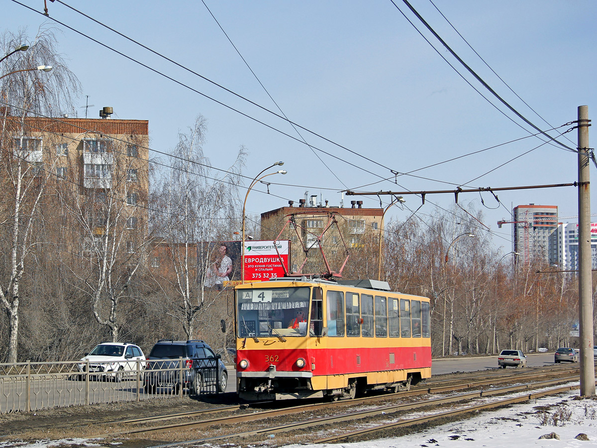 Екатеринбург, Tatra T6B5SU № 362