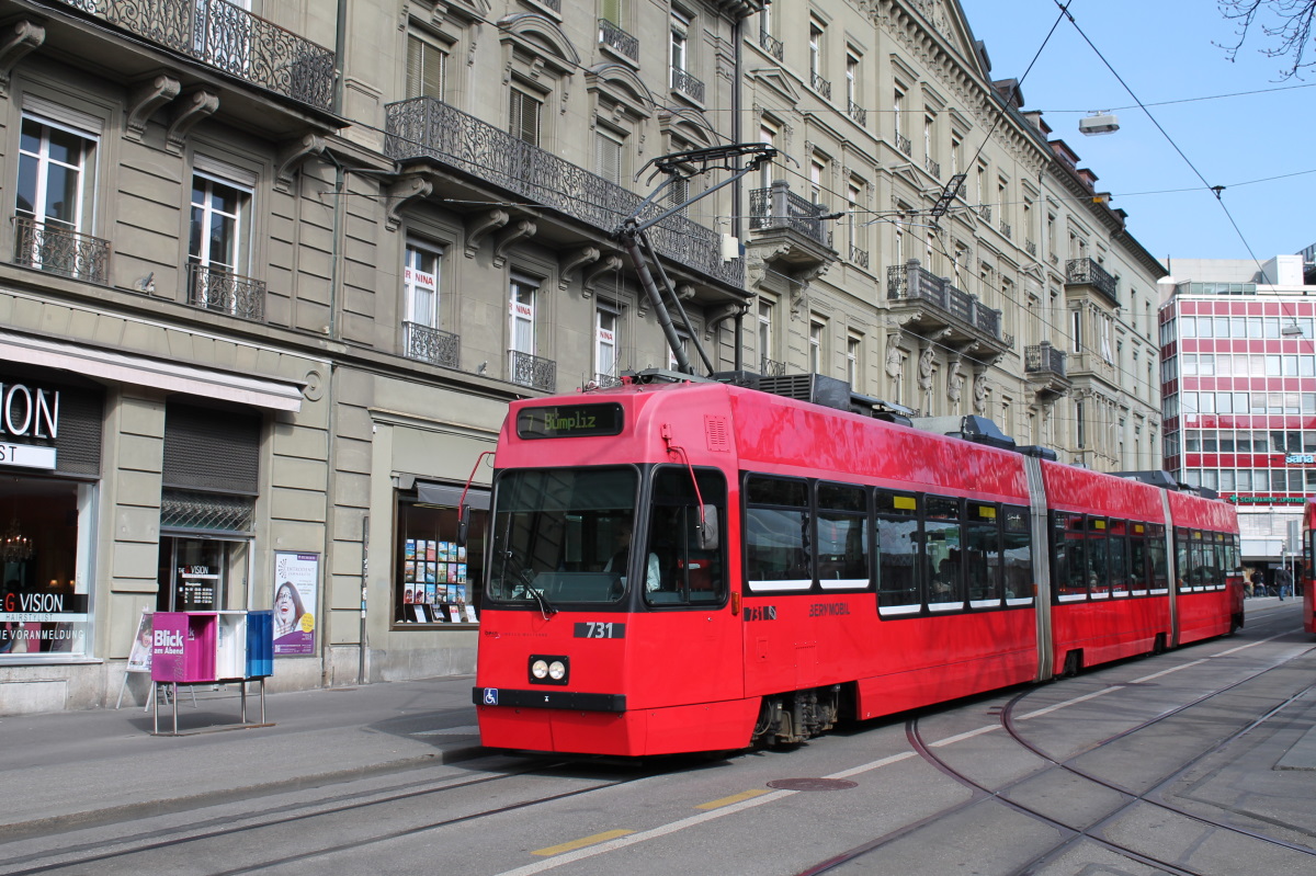 Берн, ACMV/ABB/Duewag Be 4/8 № 731