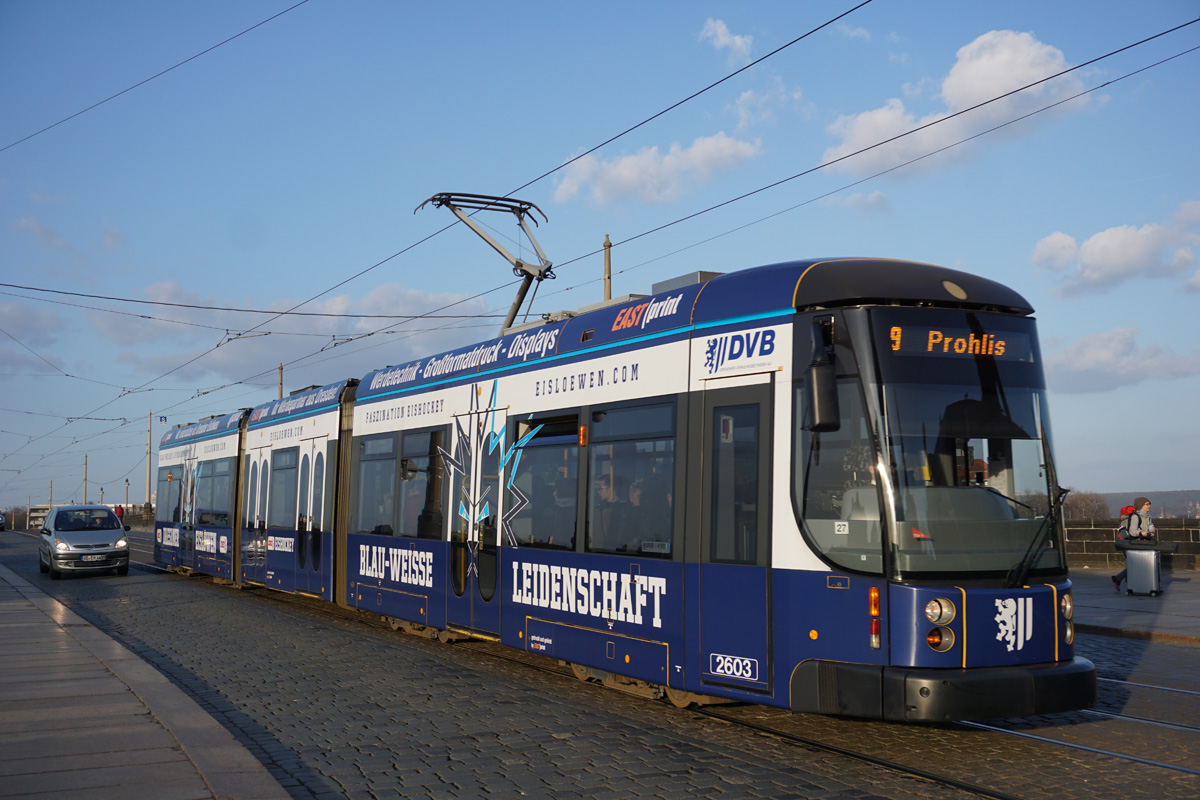 Дрезден, Bombardier NGT D8 DD 	 № 2603 Дрезден, Bombardier NGT D8 DD 	 № 2603