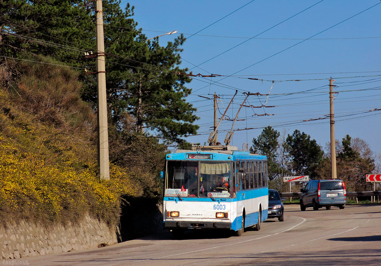 Крымский троллейбус, Škoda 14Tr02/6 № 6003