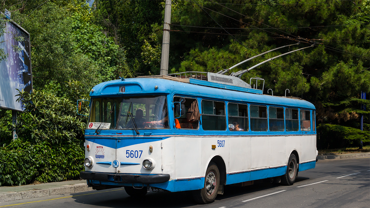 Крымский троллейбус, Škoda 9Tr24 № 5607