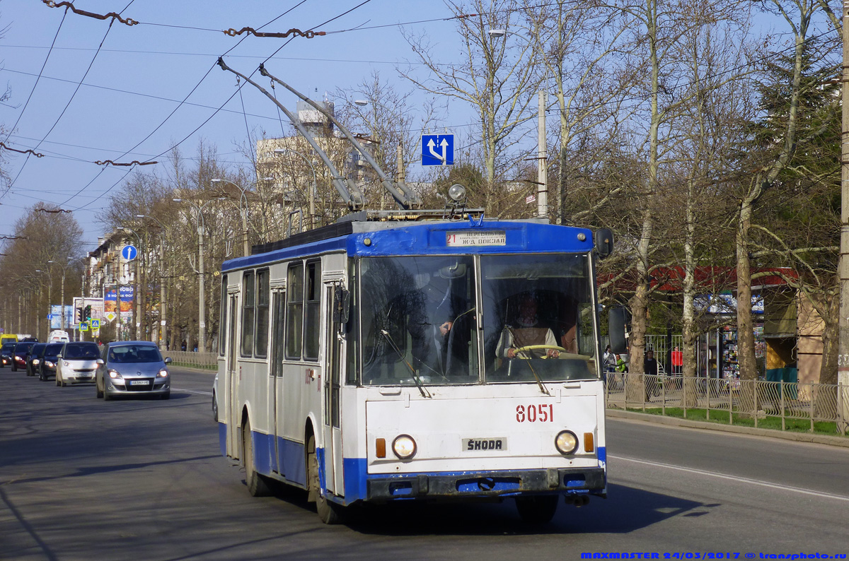 Крымский троллейбус, Škoda 14Tr02/6 № 8051