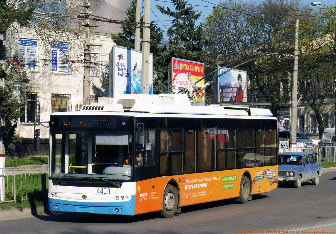 Крымский троллейбус, Богдан Т70115 № 4403