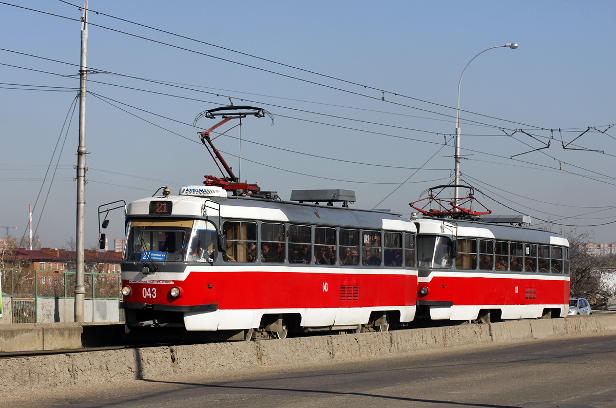Краснодар, Tatra T3SU КВР МРПС № 043