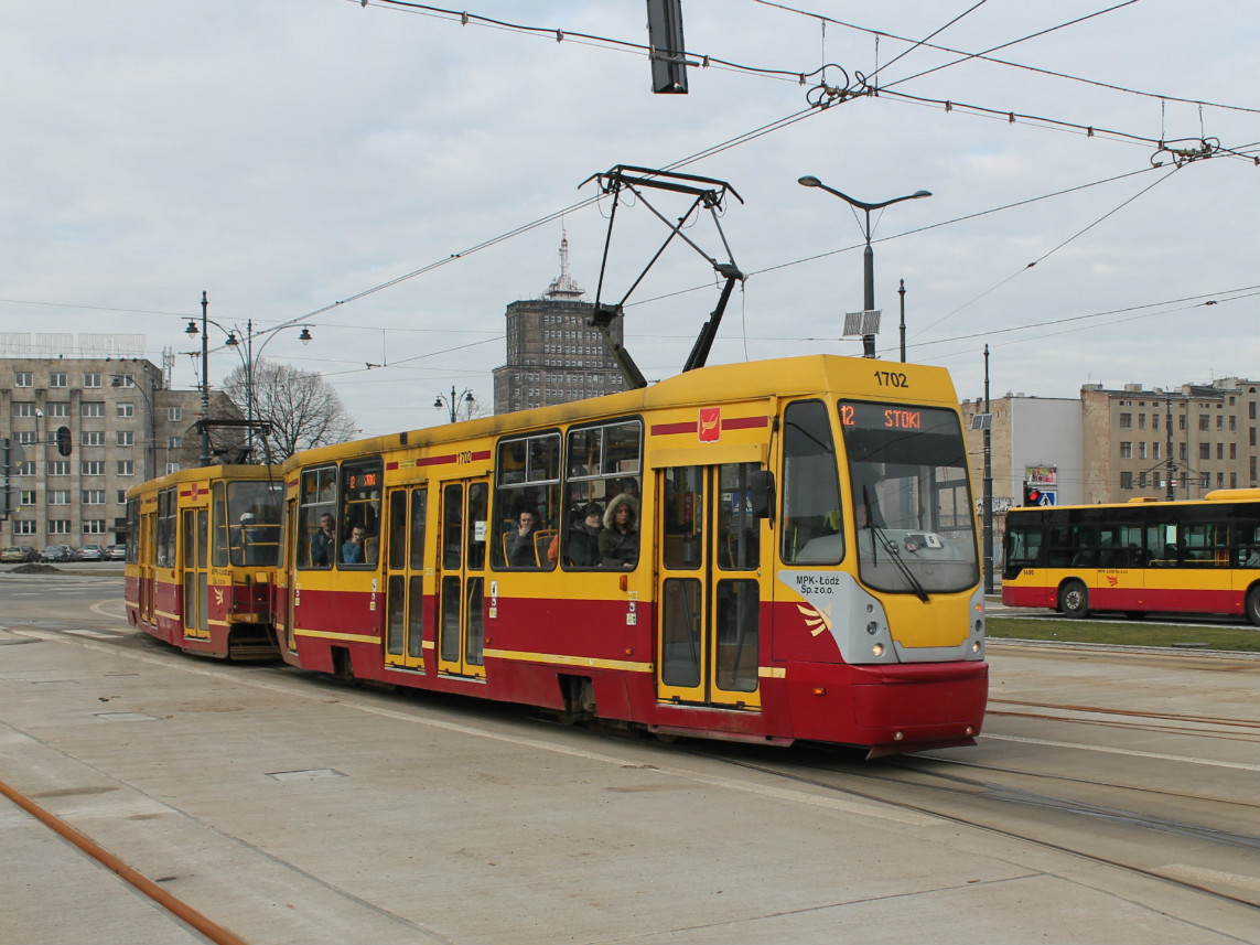 Лодзь, Konstal 805NaND № 1702