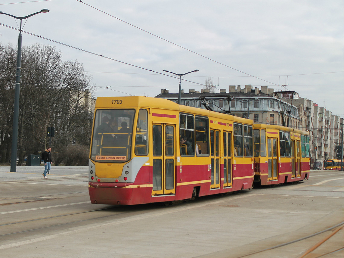 Лодзь, Konstal 805NaND/2 № 1703
