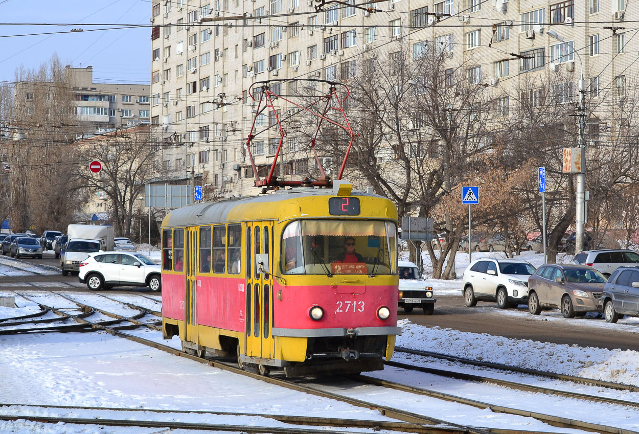Volgograd, Tatra T3SU № 2713