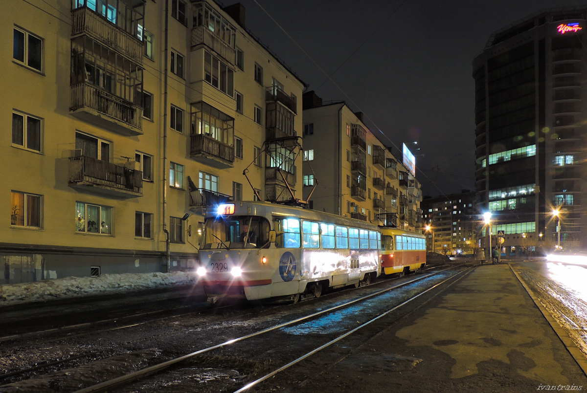 Ижевск, Tatra T3SU № 2329