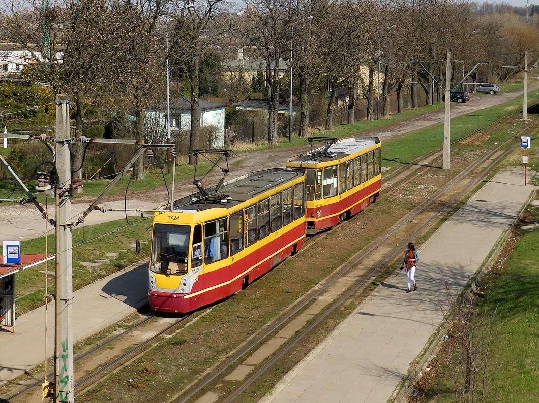 Łódź, Konstal 805NaND № 1724