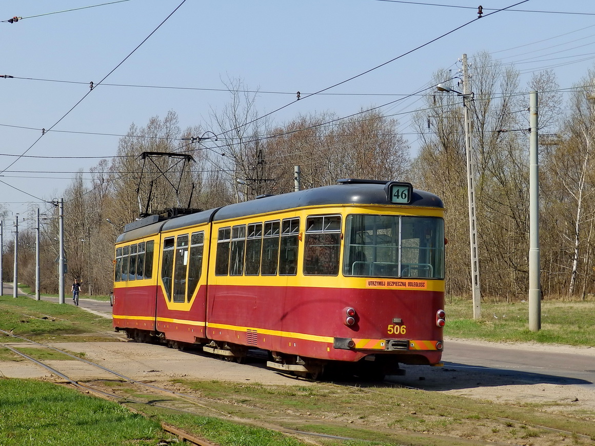 Лодзь, Duewag GT8NF № 506