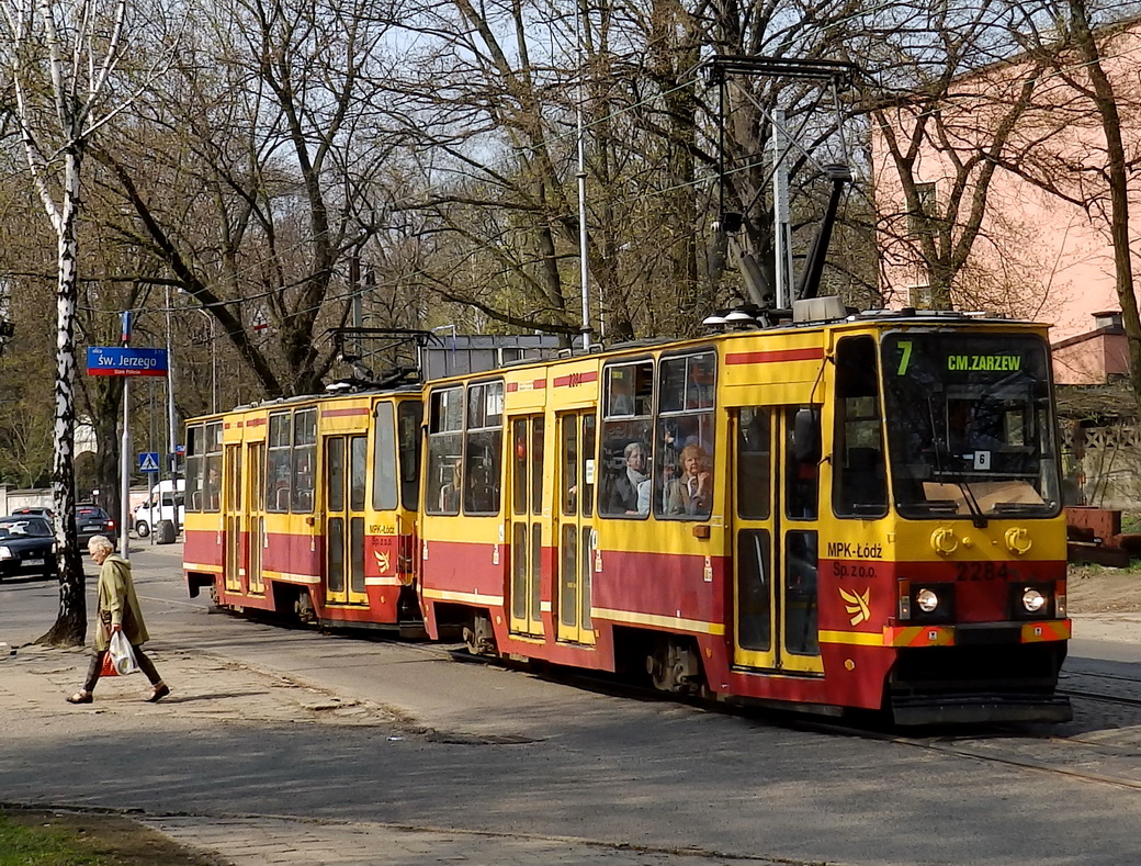 Лодзь, Konstal 805Na № 2284