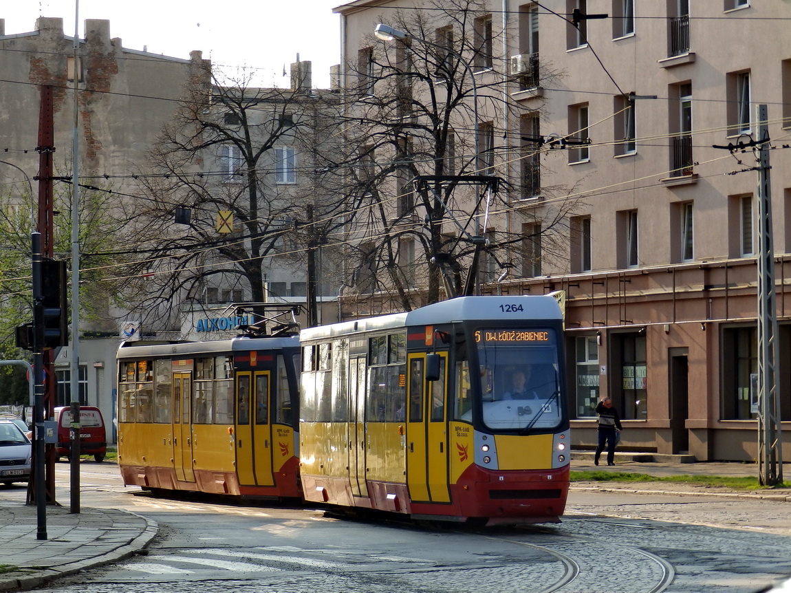 Лодзь, Konstal/MPK 805N-M12 № 1264