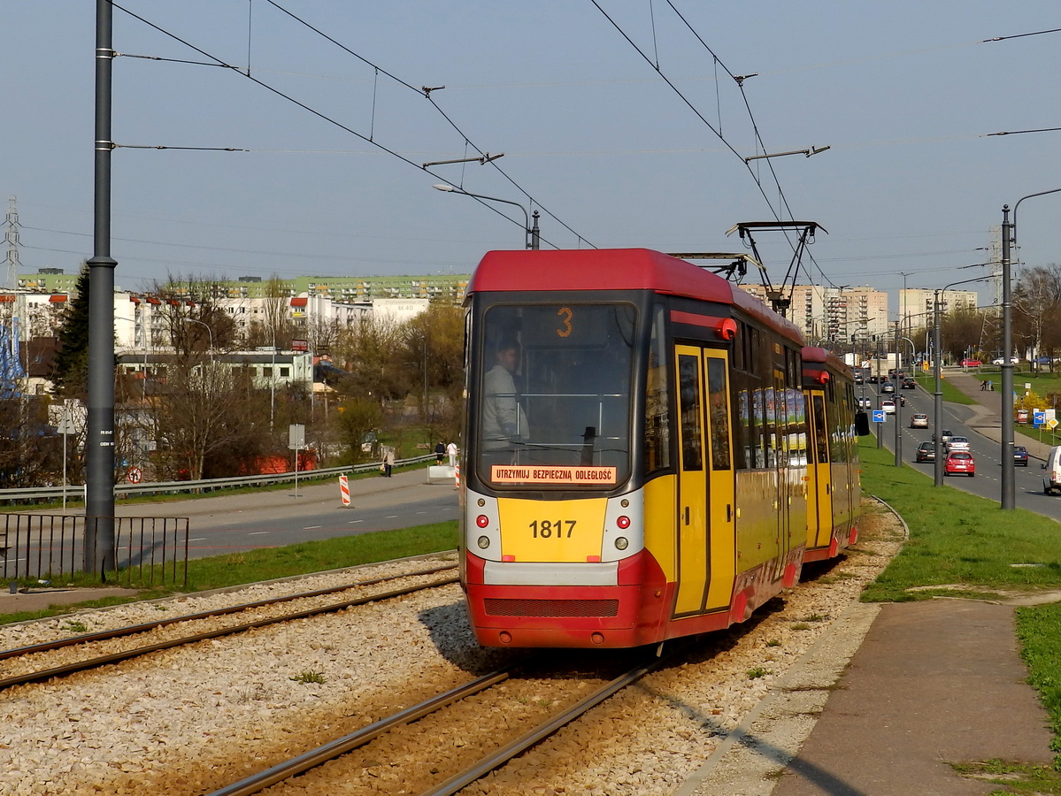 Лодзь, Konstal/MPK 805N-MD14 № 1817