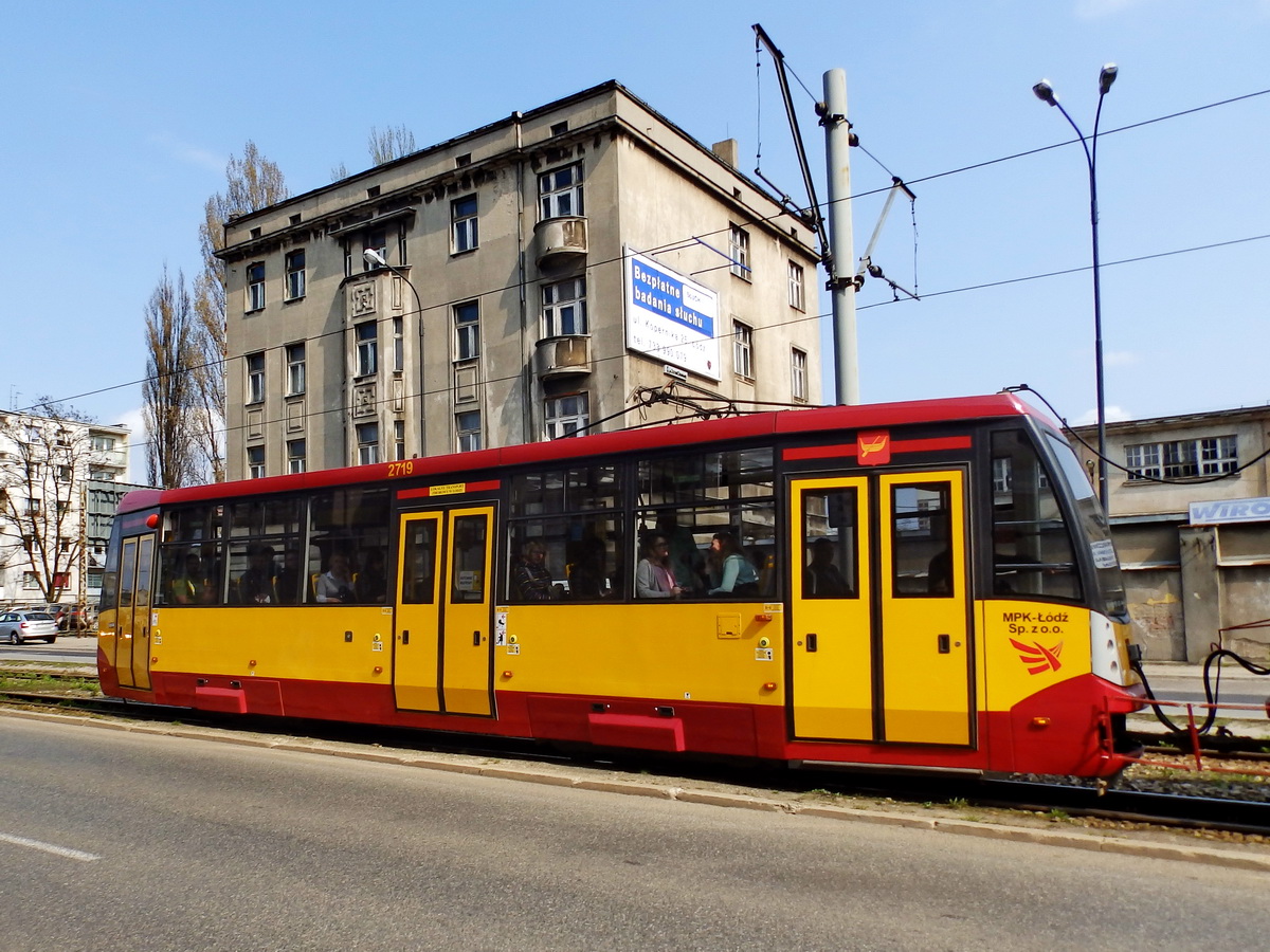 Лодзь, Konstal/MPK 805N-MD16 № 2719